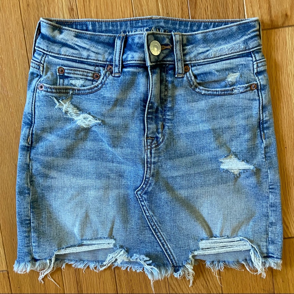 Denim skirt American eagle